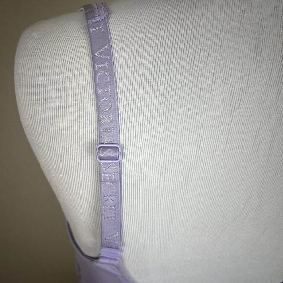 Victorias Secret Bra 34DD Purple Body By Victoria Unlined Demi Semi-Sheer Floral - Picture 7 of 14